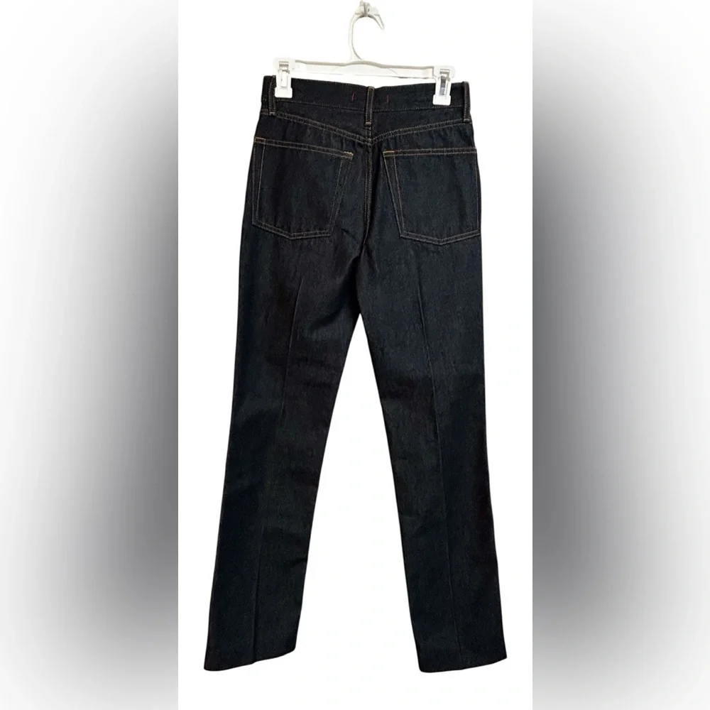Zara High Waist Dark Wash Straight Jeans Size 2